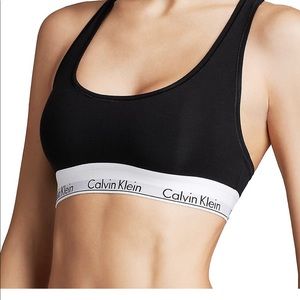 Calvin Klein Cotton Racerback Bralette